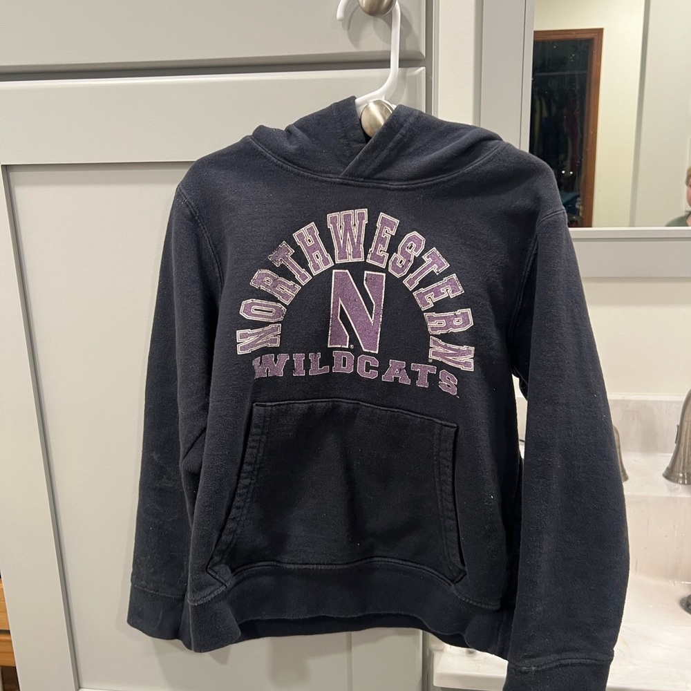 Northwestern Wildcats Kids Hoodie - Black and Purple